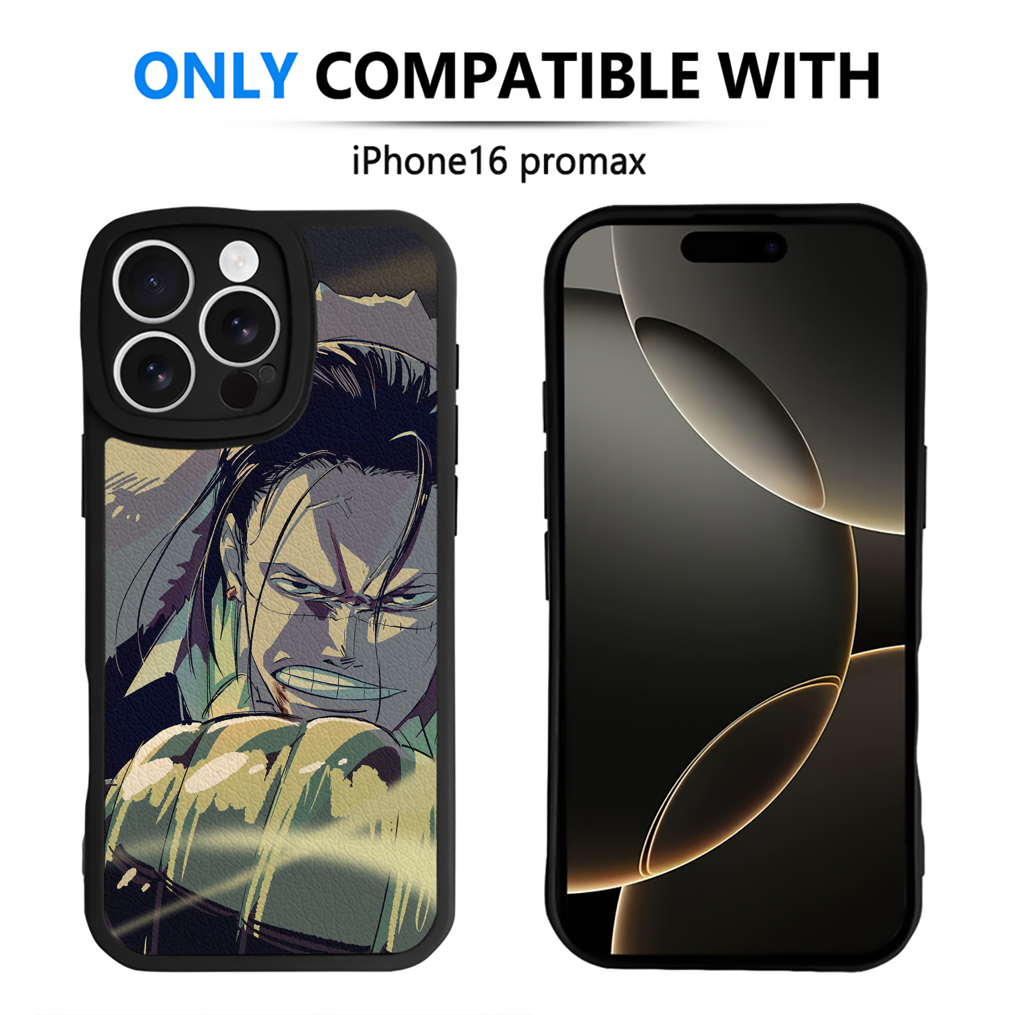 （画像用） ワンピース ONE PIECE 【iPhone 16シリーズ対応】シリコンスマホケース（レザー調） 材質：シリコン